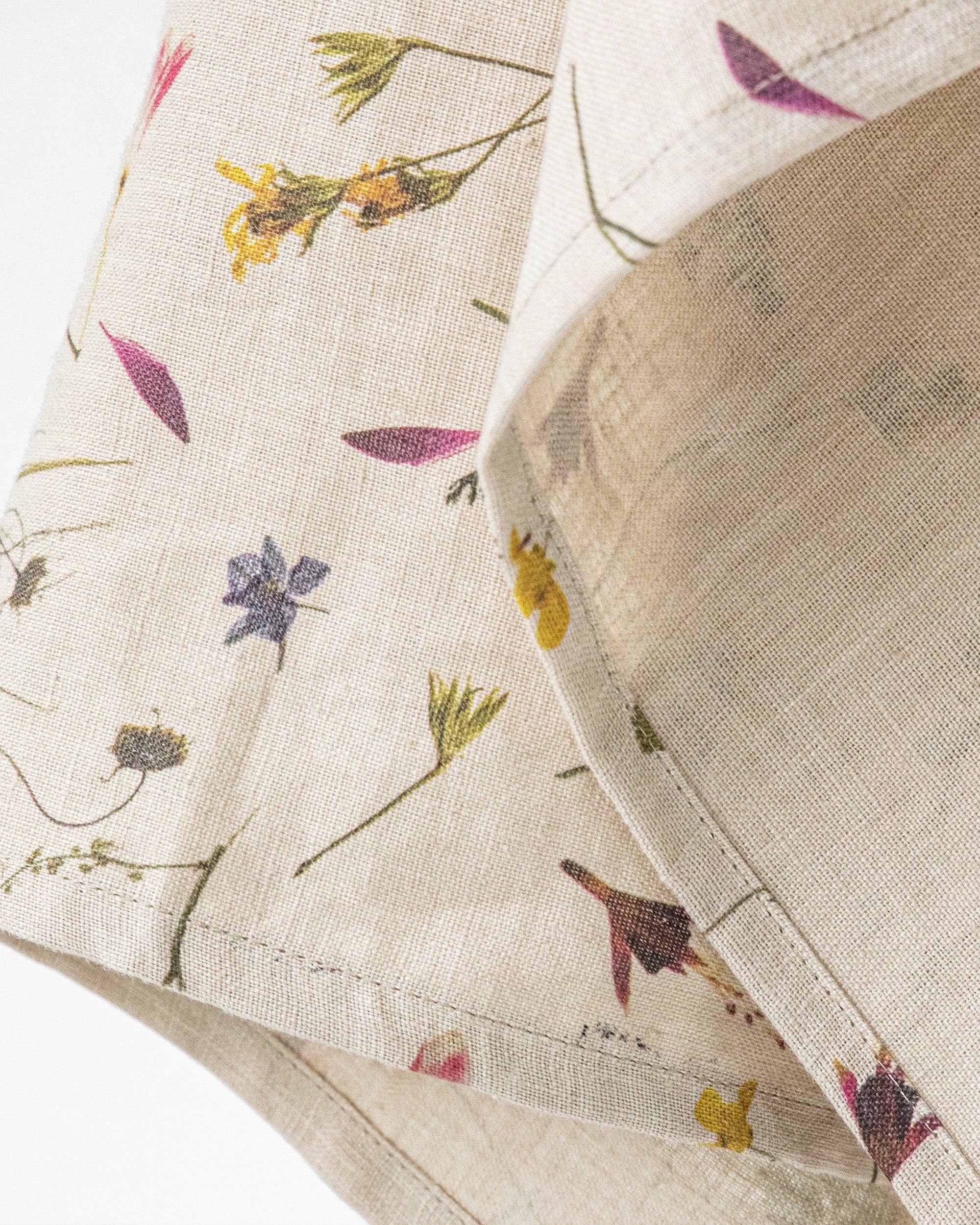 Botanical Linen Tea Towel