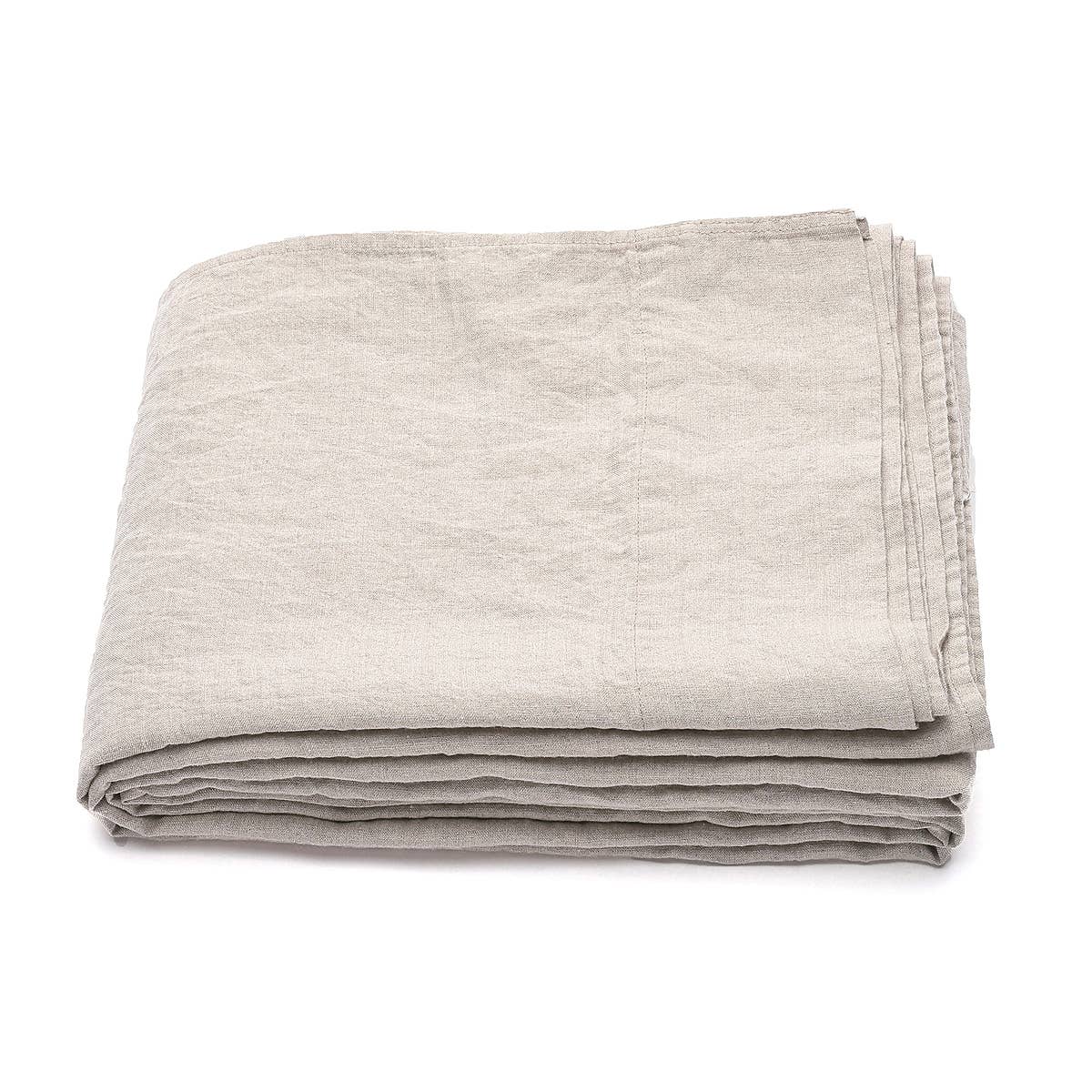 European Linen Flat Sheet: Natural (King)