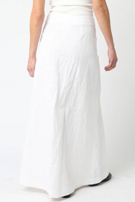 Finjie Button Skirt