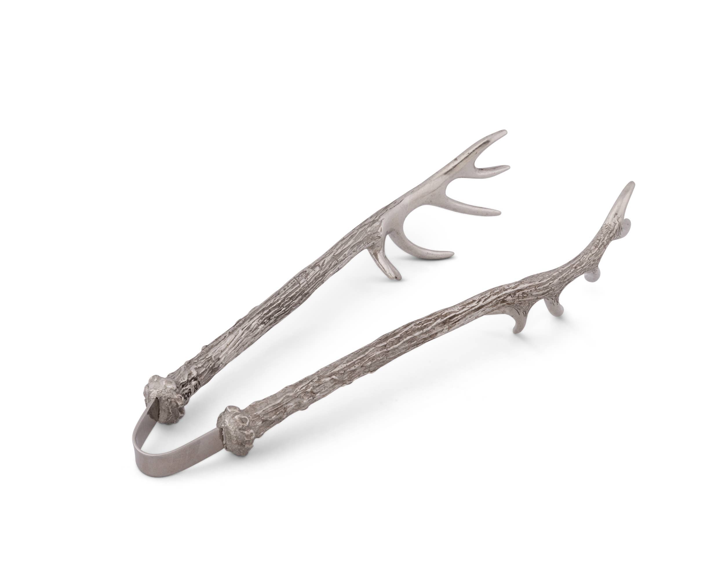 Pewter Antler Tongs