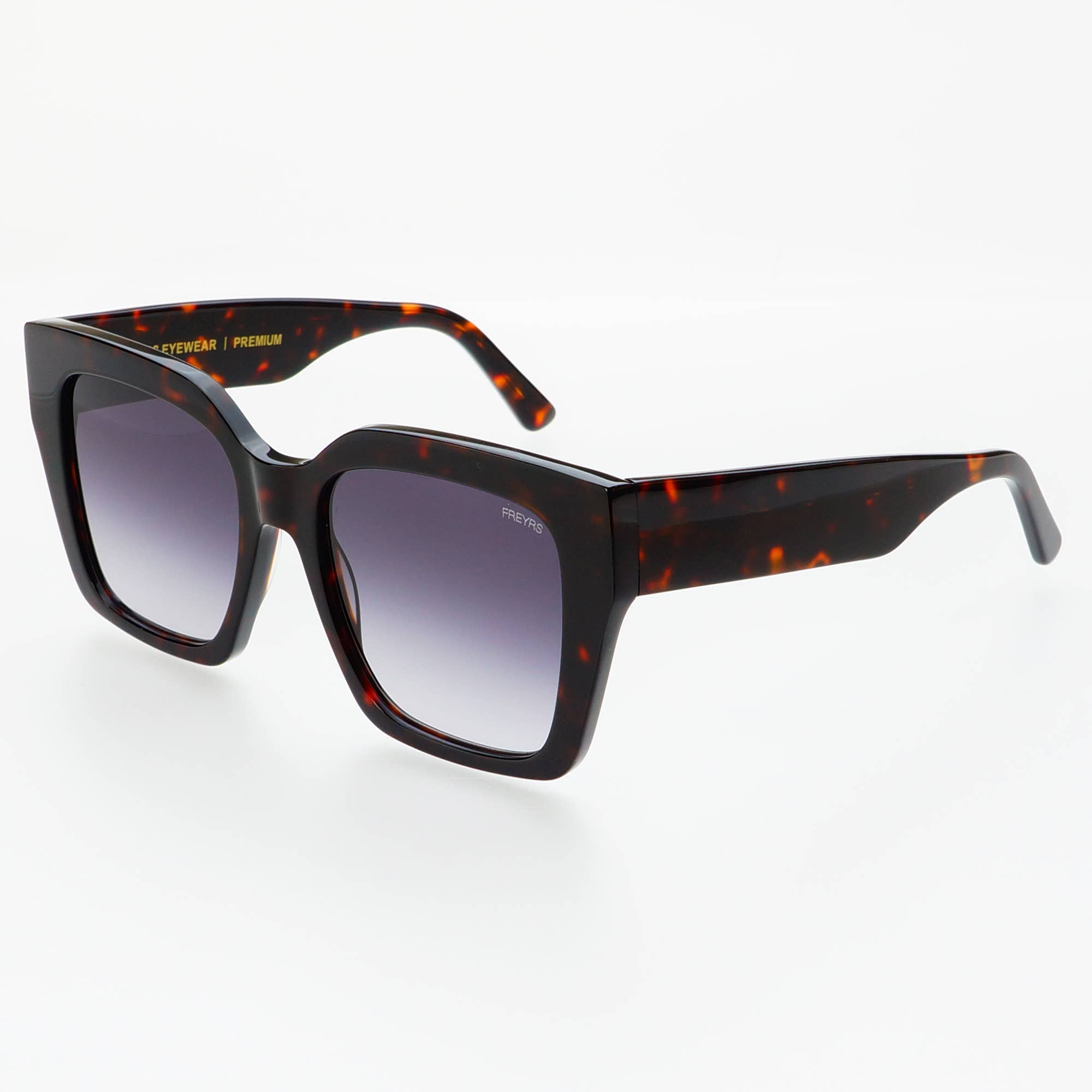 Bon Chic Oversized Square Sunglasses: Tortoise