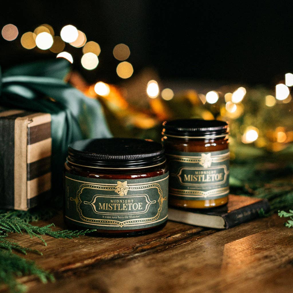 Midnight Mistletoe Candle: 16 oz