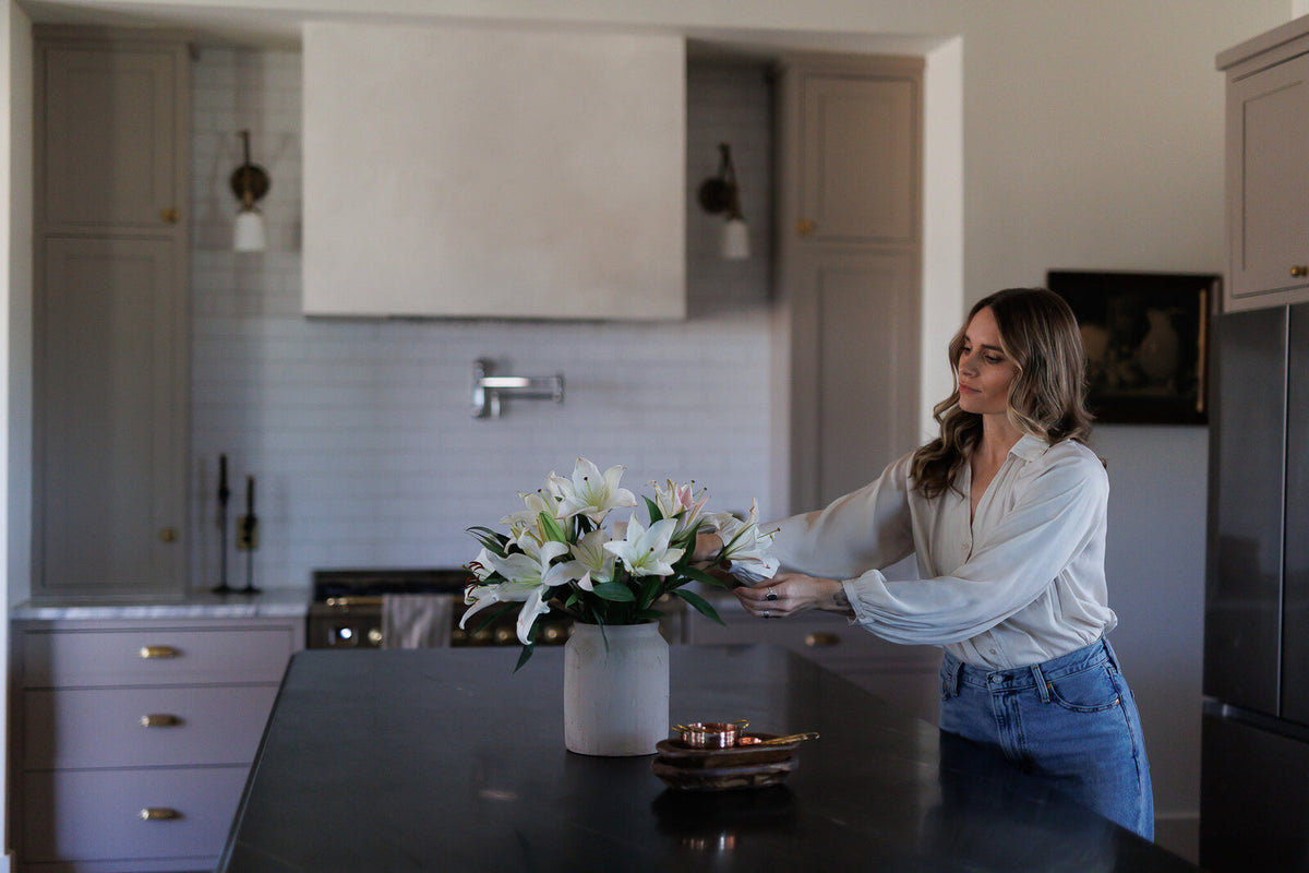 Office nook furnished and styled by Jessa Myer Interiors