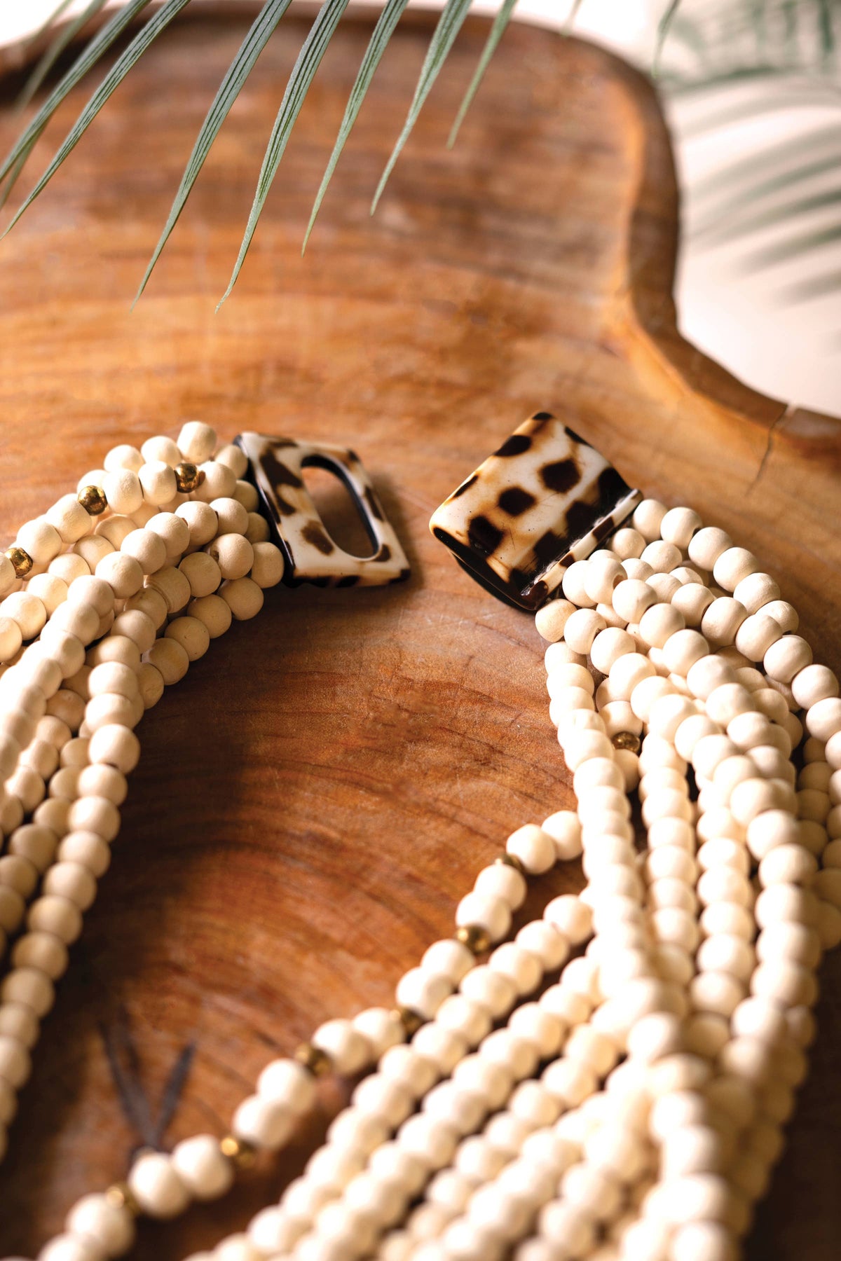 Cream Beaded Necklace