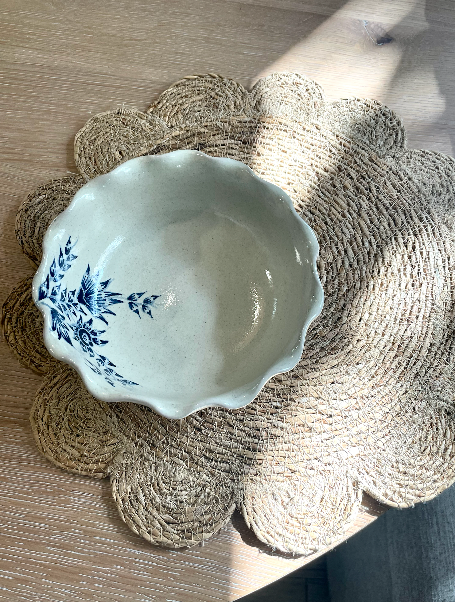 Hand-Painted Talavera Serving Bowl