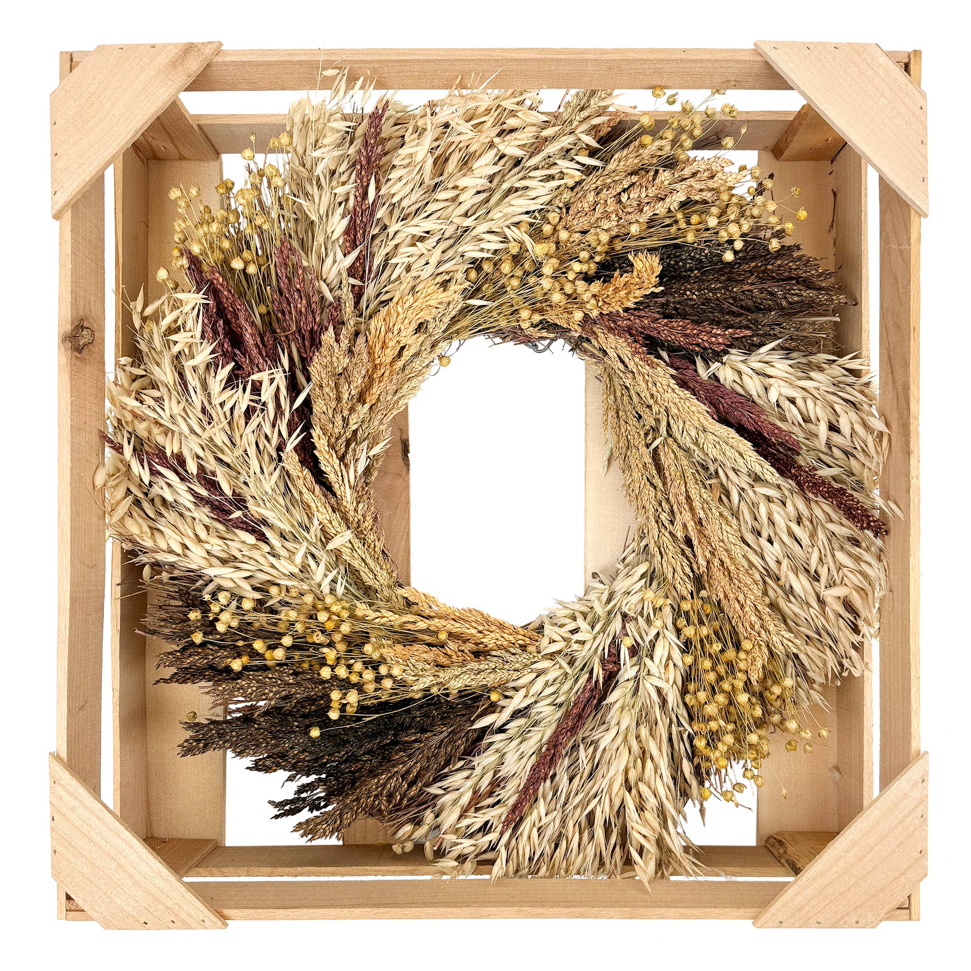Charlotte Autumn Grains Wreath