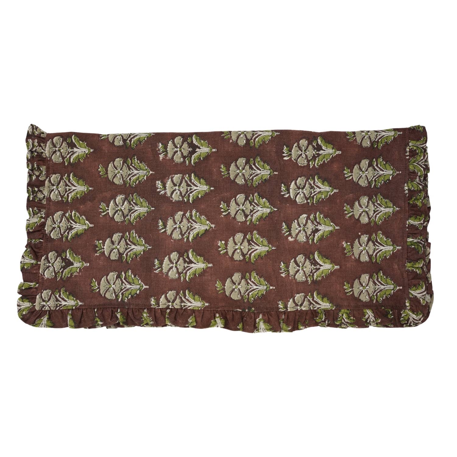 Block Printed Napkins: Wine / Set of 4