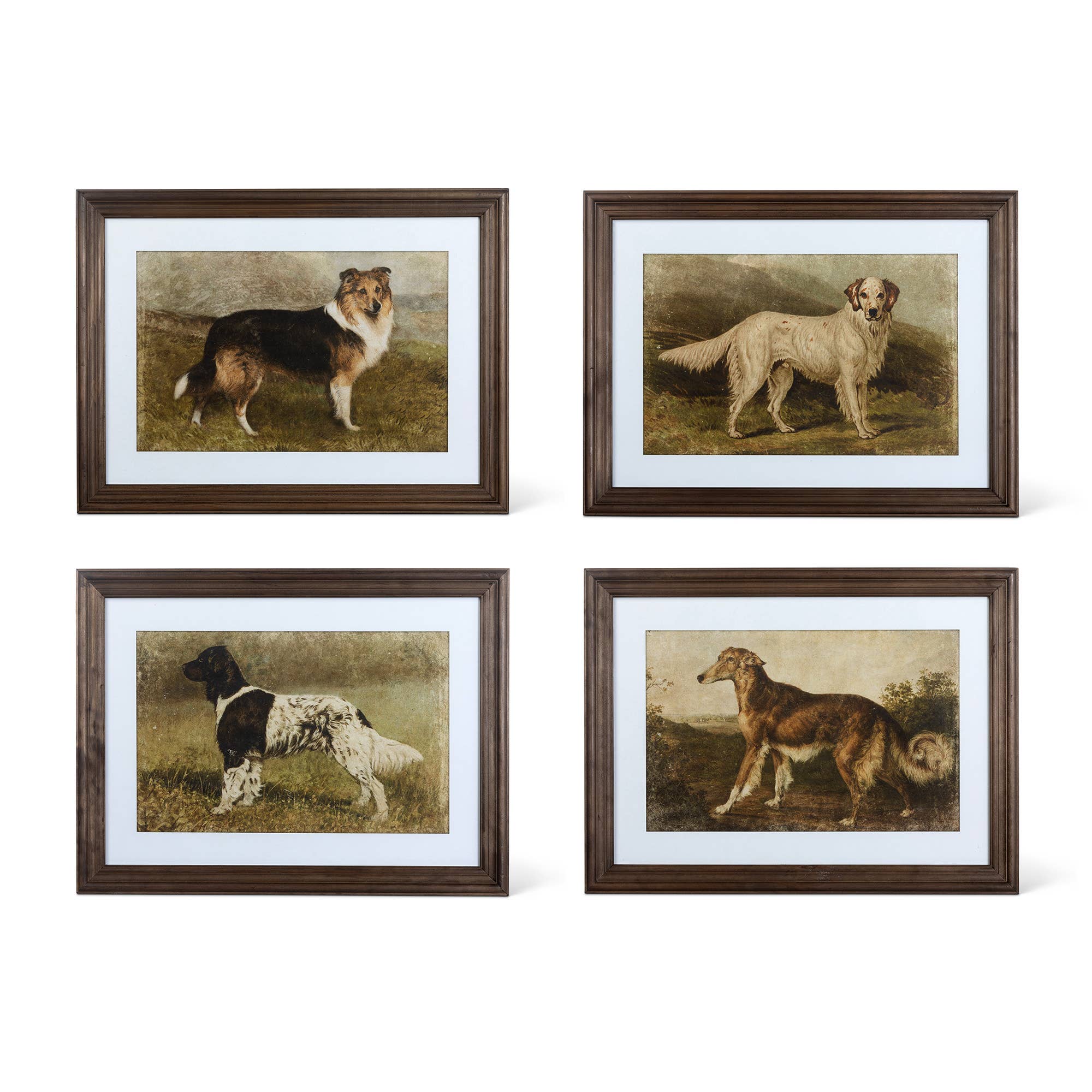 Heritage Hounds Framed Dog Wall Art