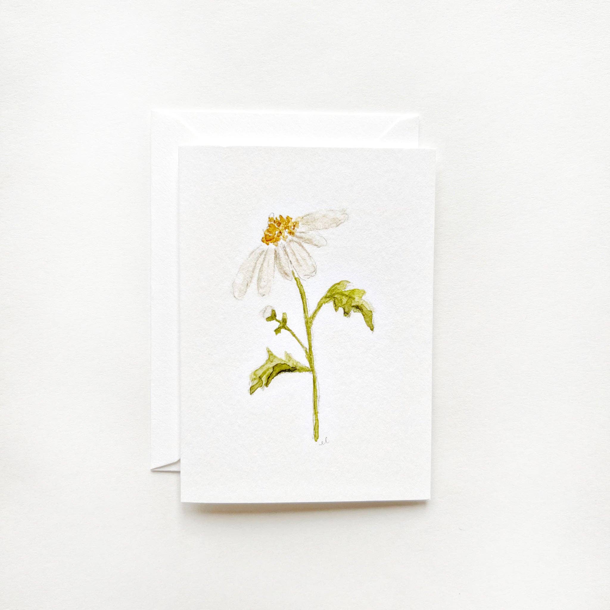 Daisy mini notecard