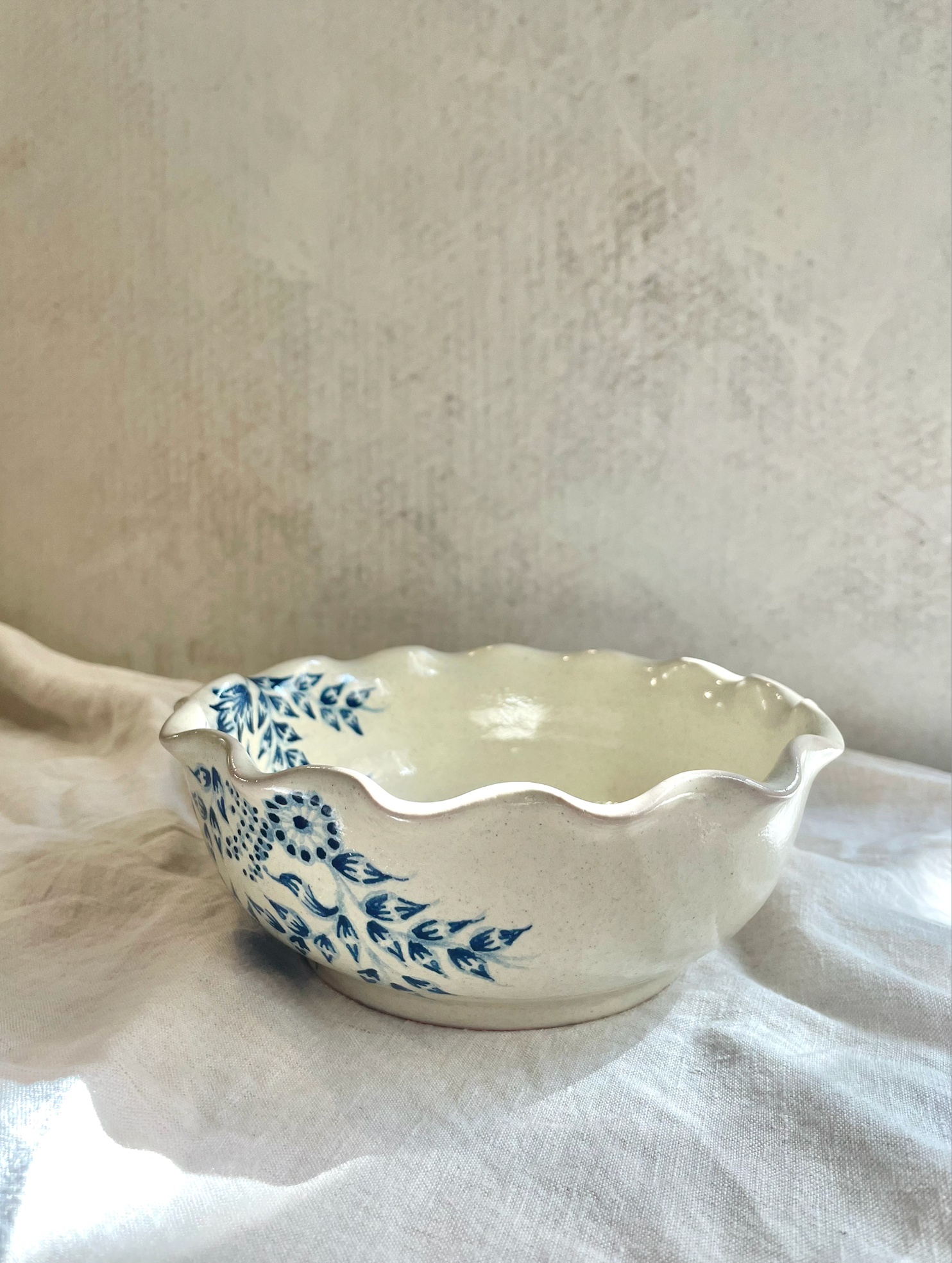 Hand-Painted Talavera Serving Bowl