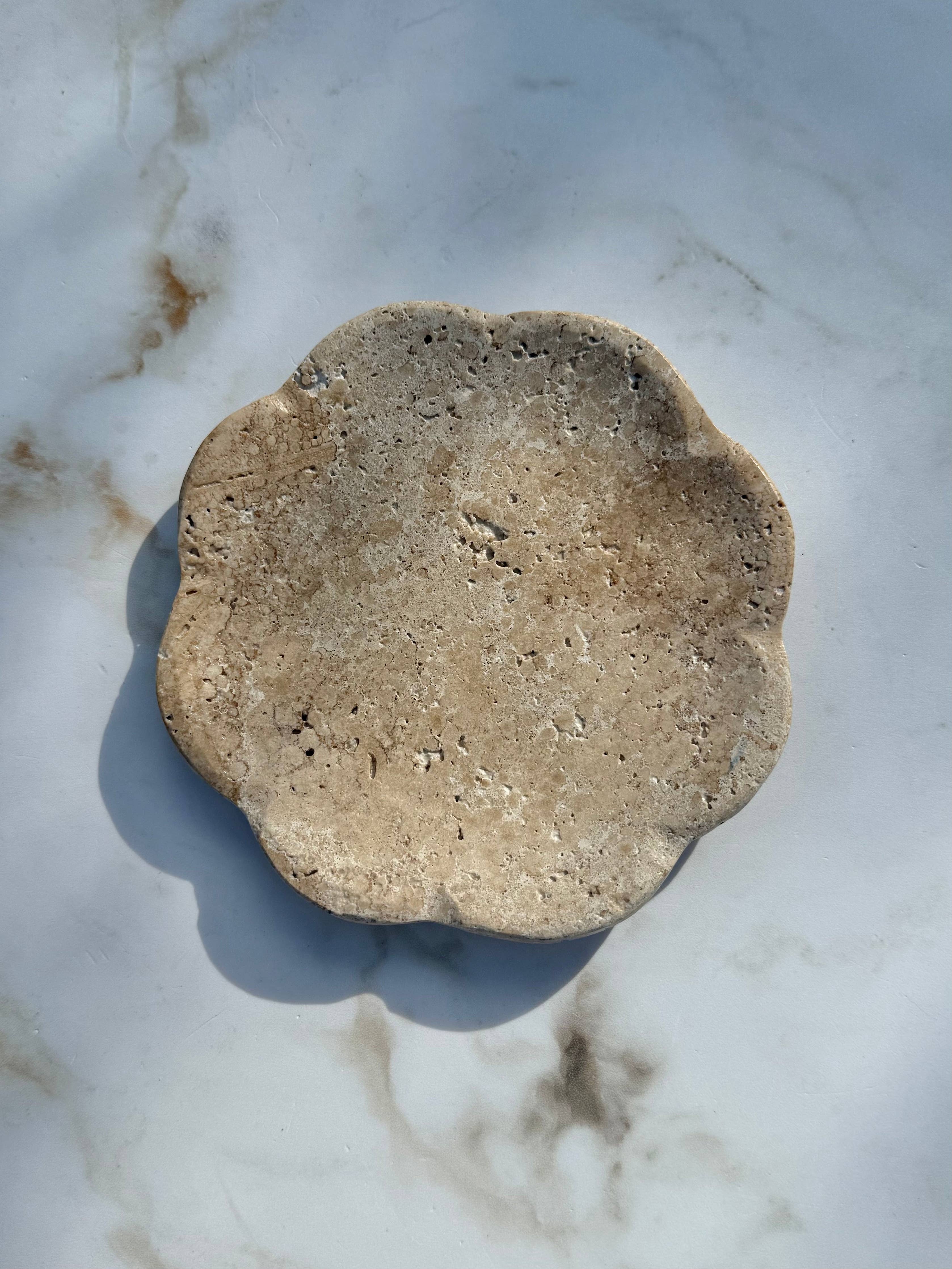 Beige Travertine Tray