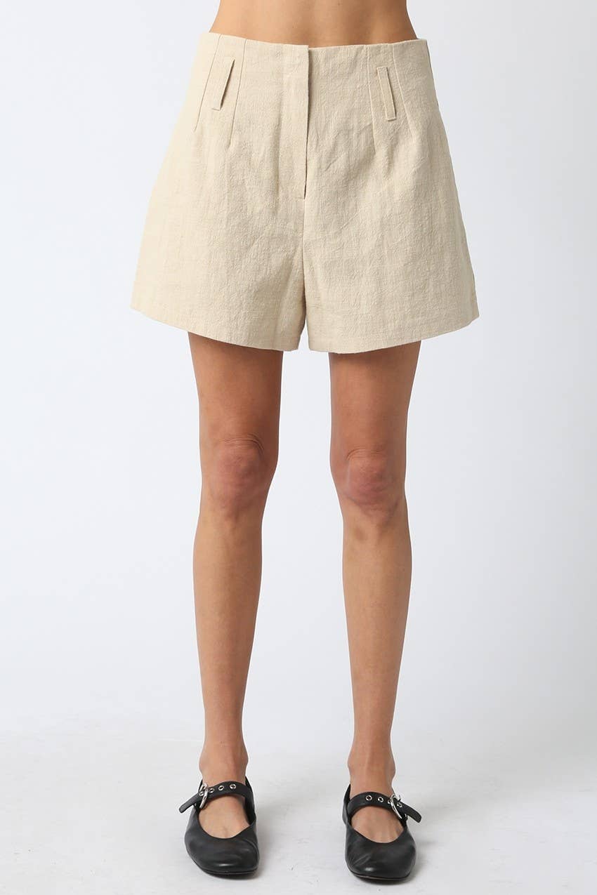 Mila High-Waist Tailored Shorts