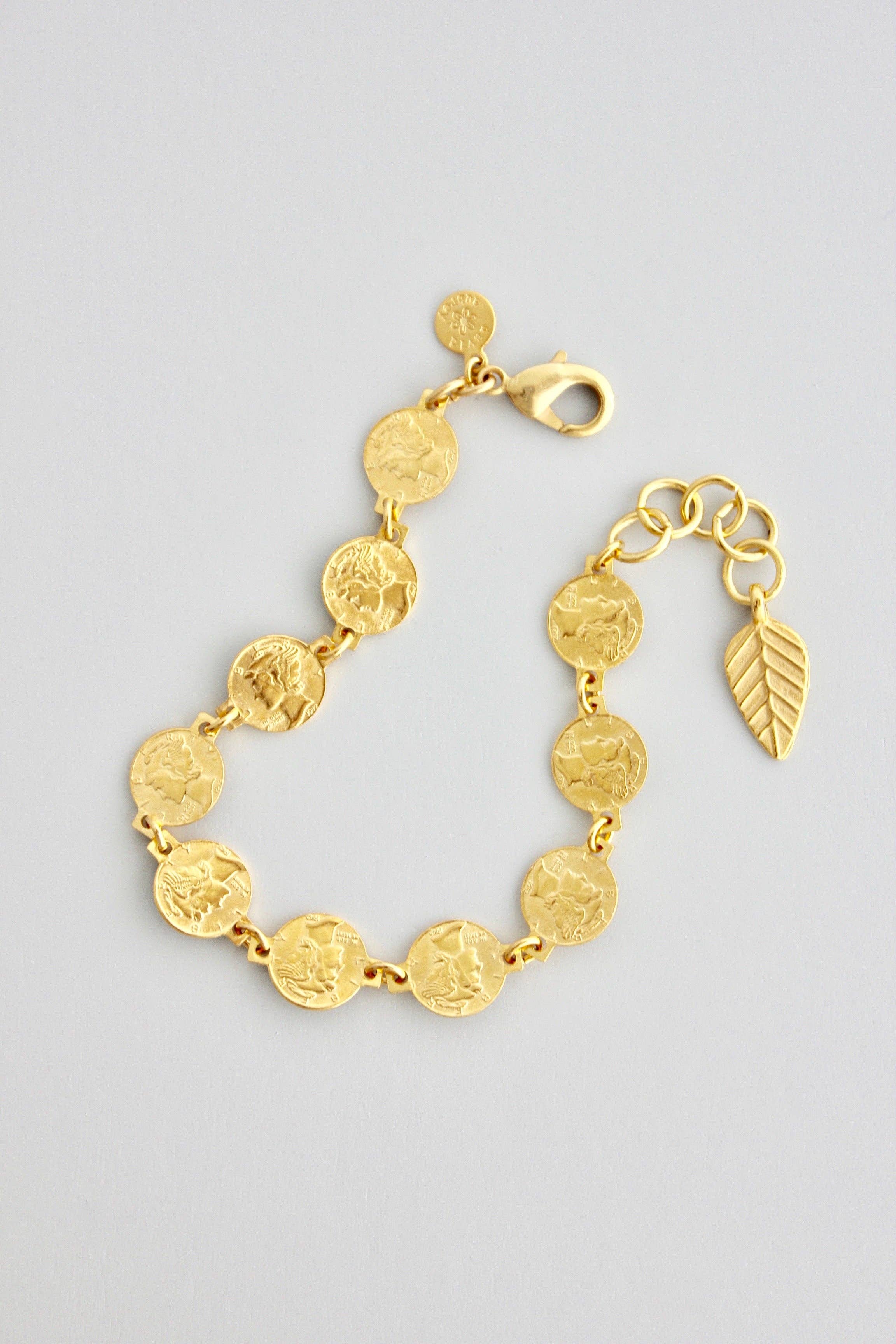 Gold Coin Bracelet