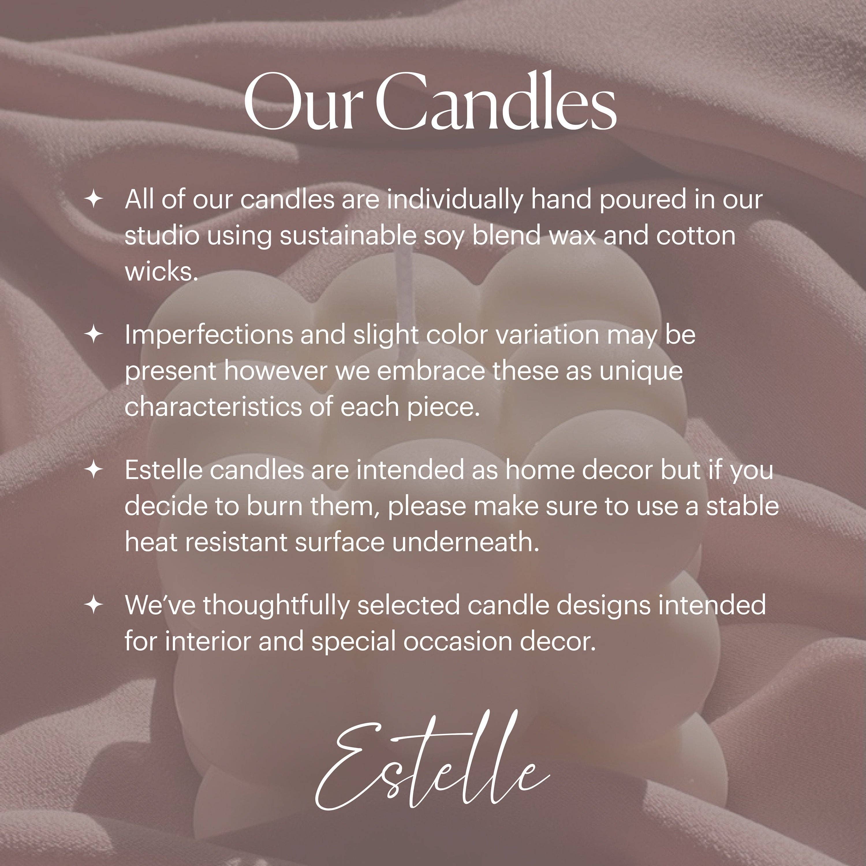 Ribbed Peak Pillar Candle: Cream / Medium