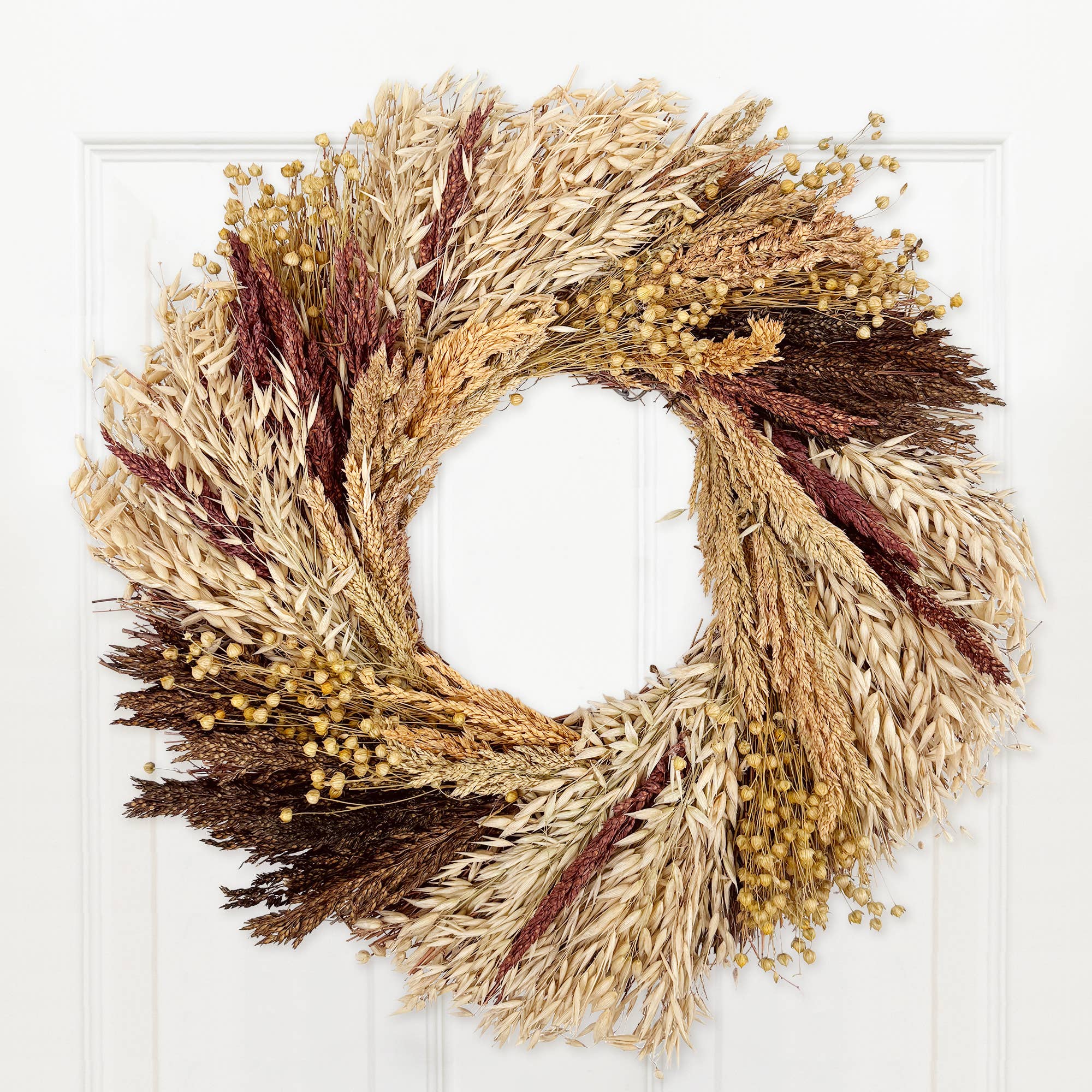 Charlotte Autumn Grains Wreath