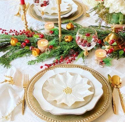 Red Artificial Berry Stem: 22"