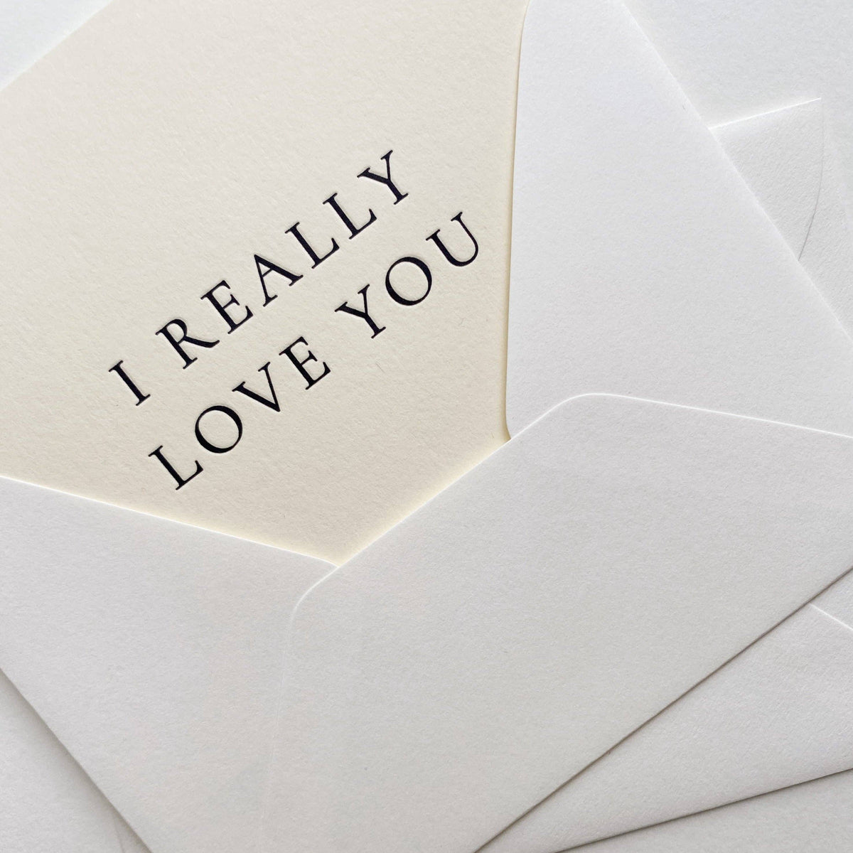 I Really Love You No. 20: Creme / Single Card