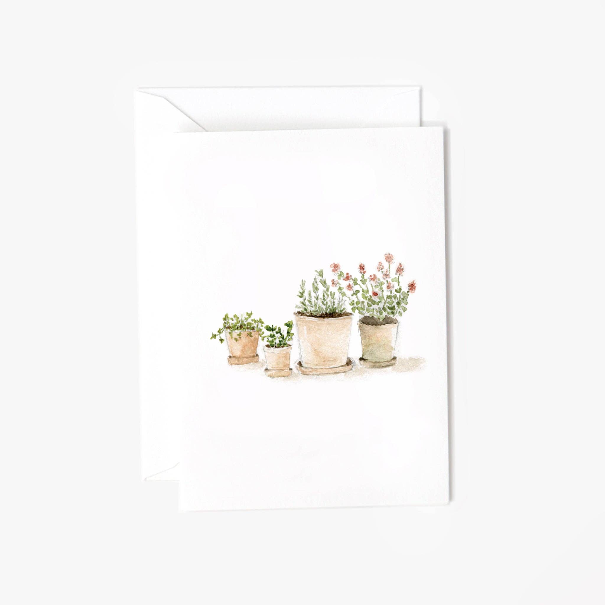 Herbs mini notecard