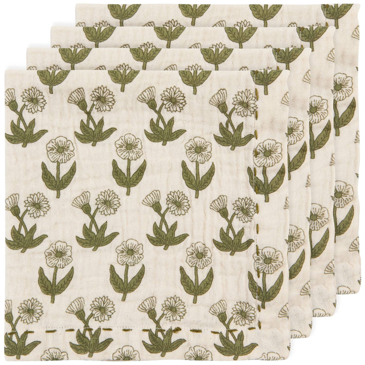 Bloom Double Weave Napkins: Set of 4
