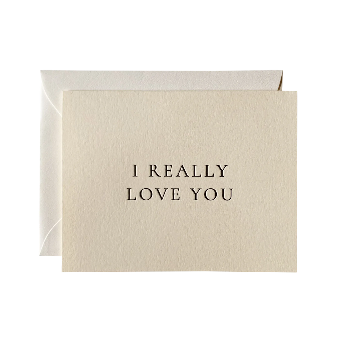 I Really Love You No. 20: Creme / Single Card