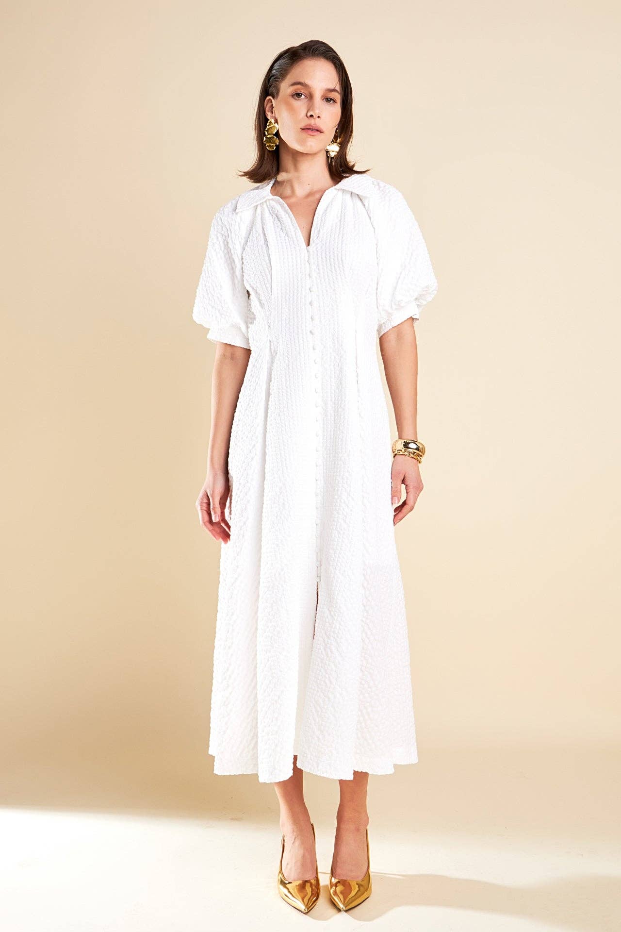 Shirt Midi Dress