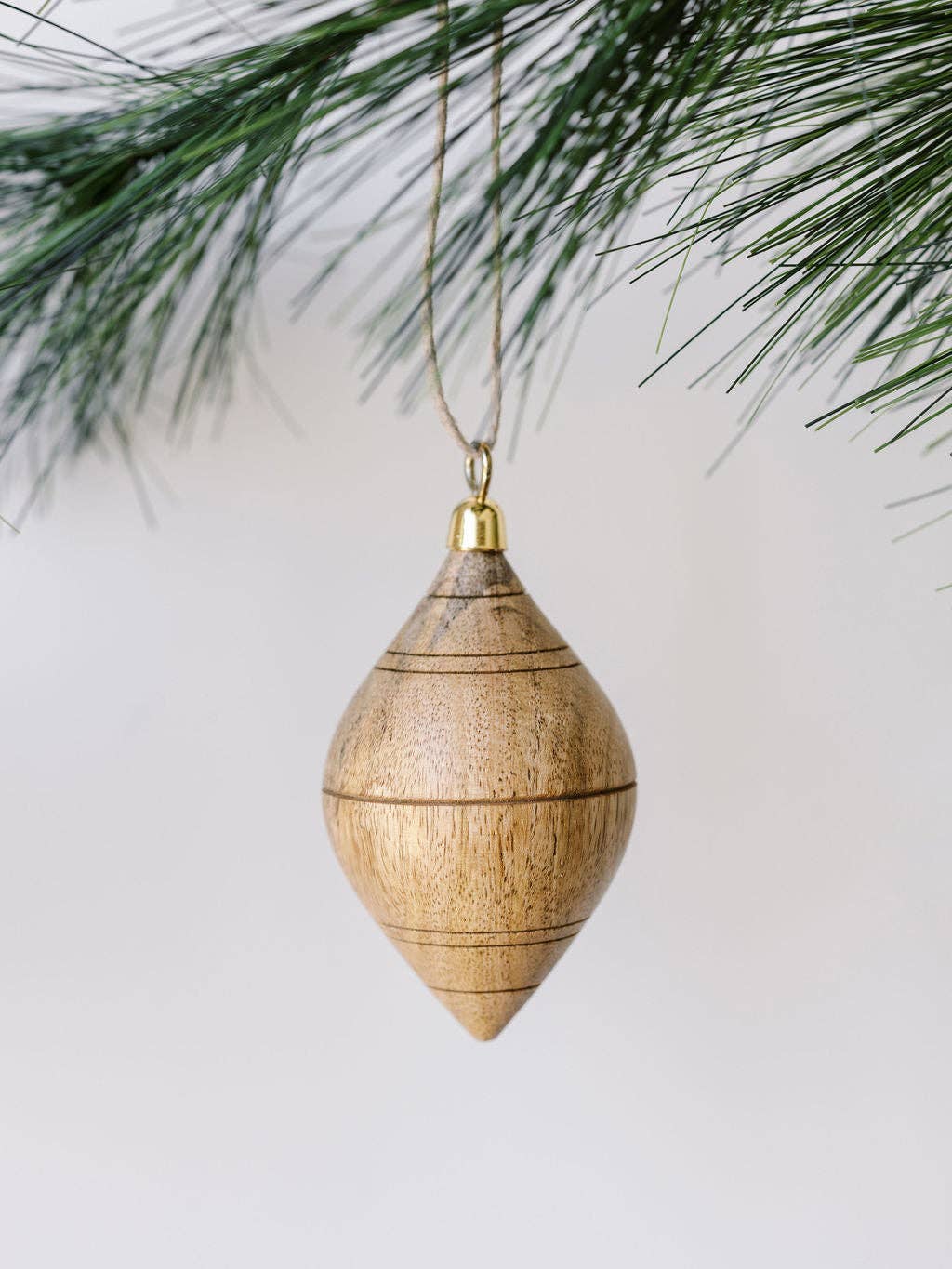 Natural Mango Wood Ornament