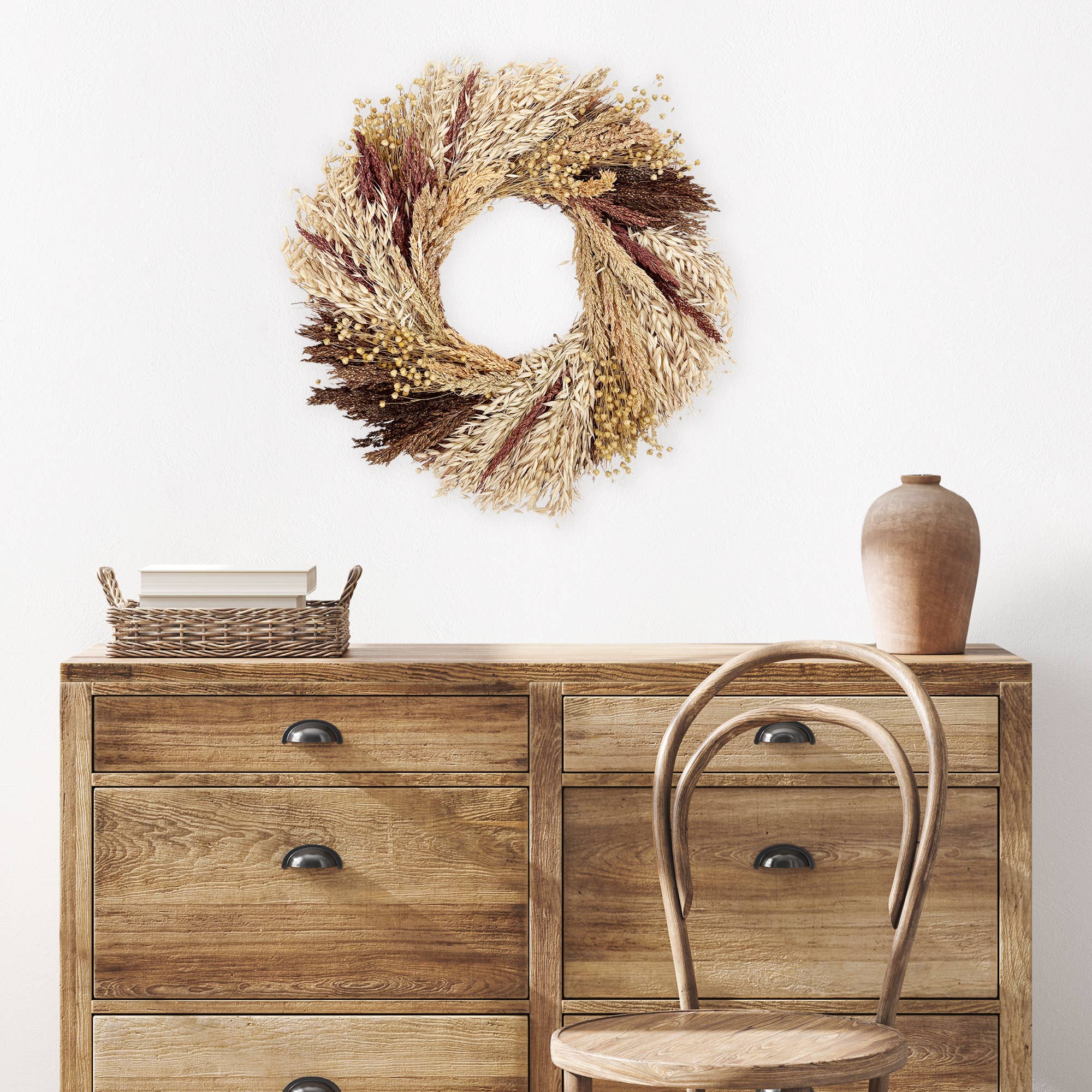 Charlotte Autumn Grains Wreath