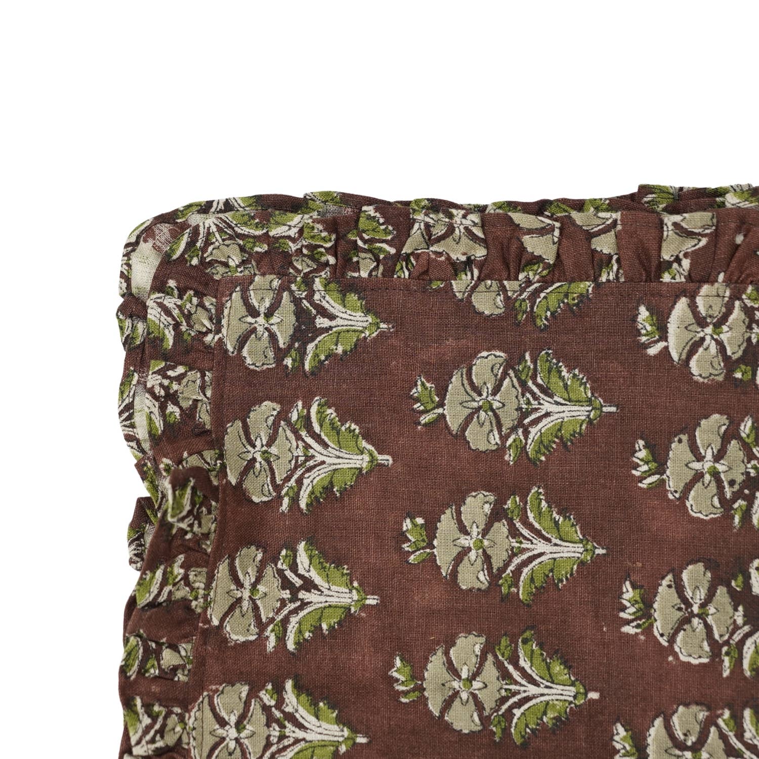 Block Printed Napkins: Wine / Set of 4