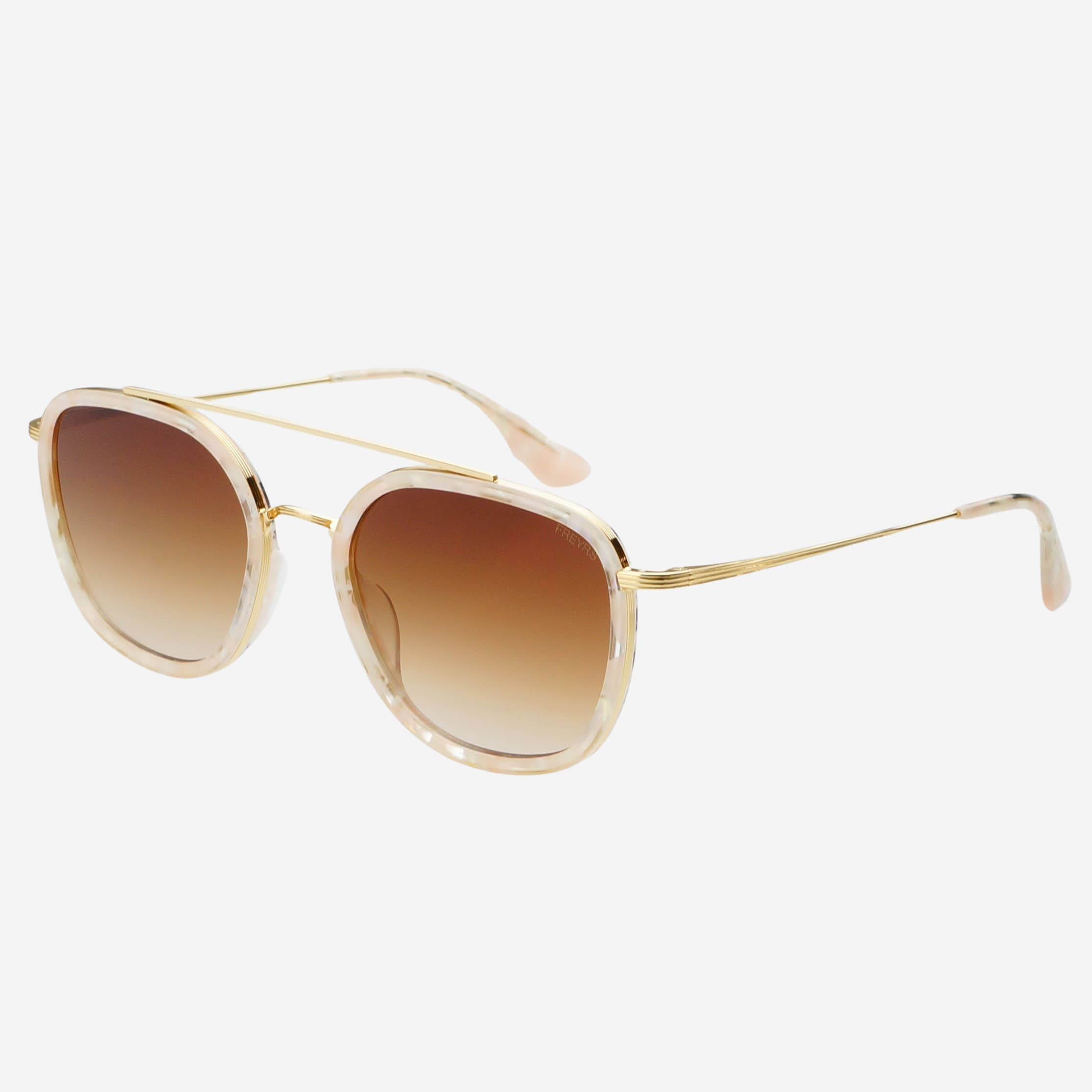 Weston Sunglasses : Light Pink / Brown