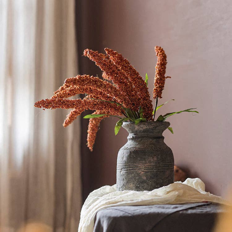 Artificial Yellow Millet Bundle: One Bunch