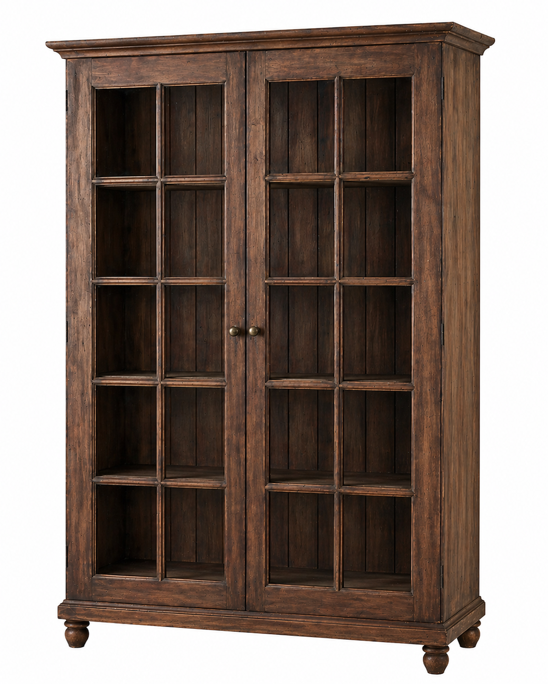 Antique Cabinet with Glass Doors