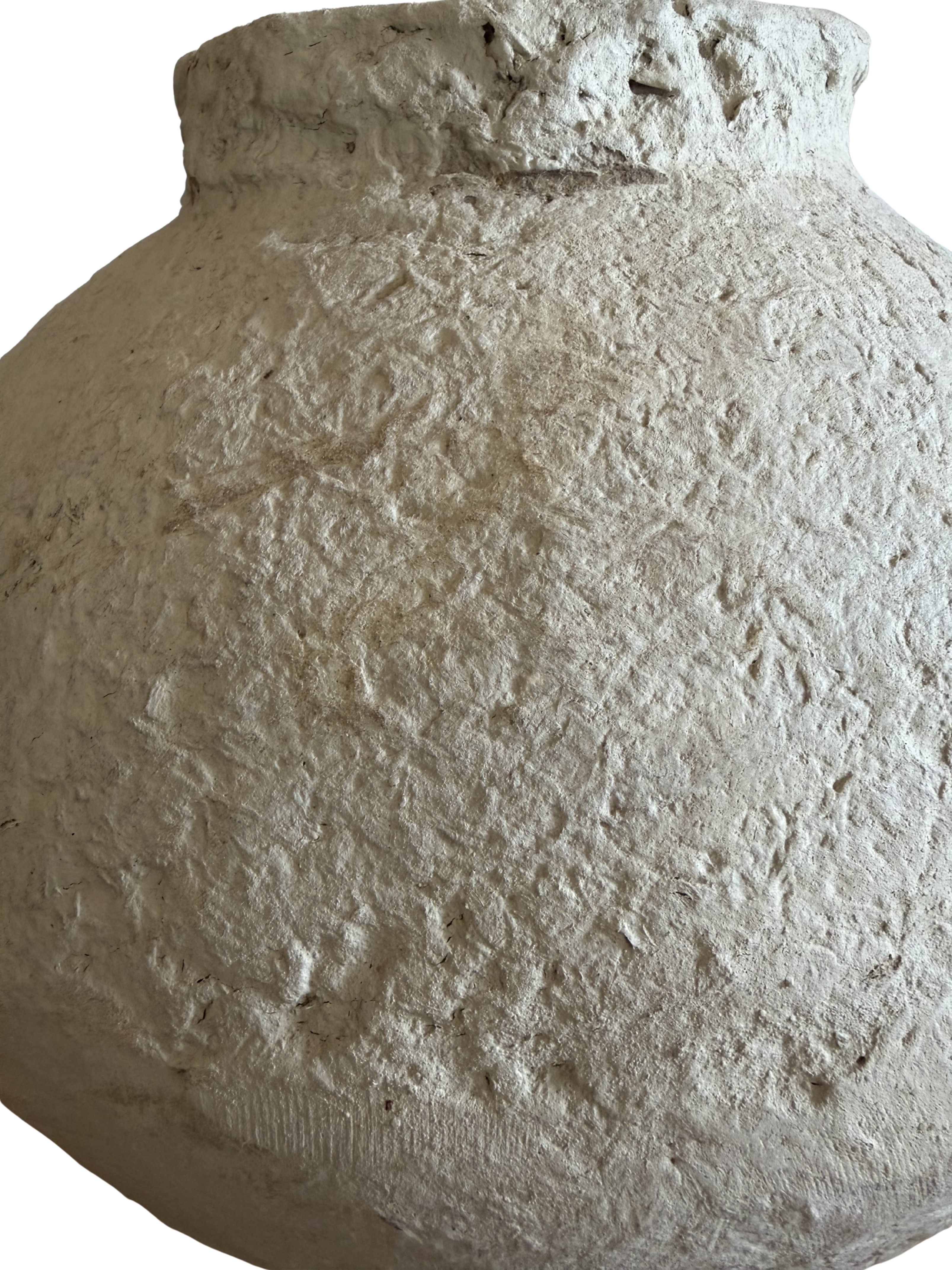 Medium Paper Mache Round Vessel