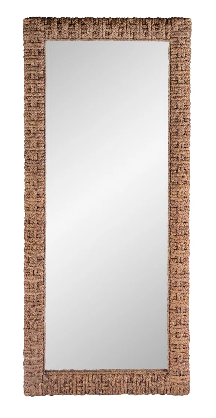 Woven Floor Mirror