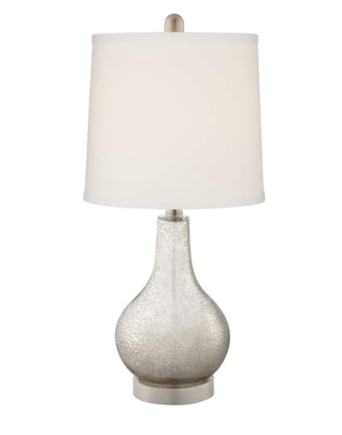 Silver Mercury Glass Table Lamp