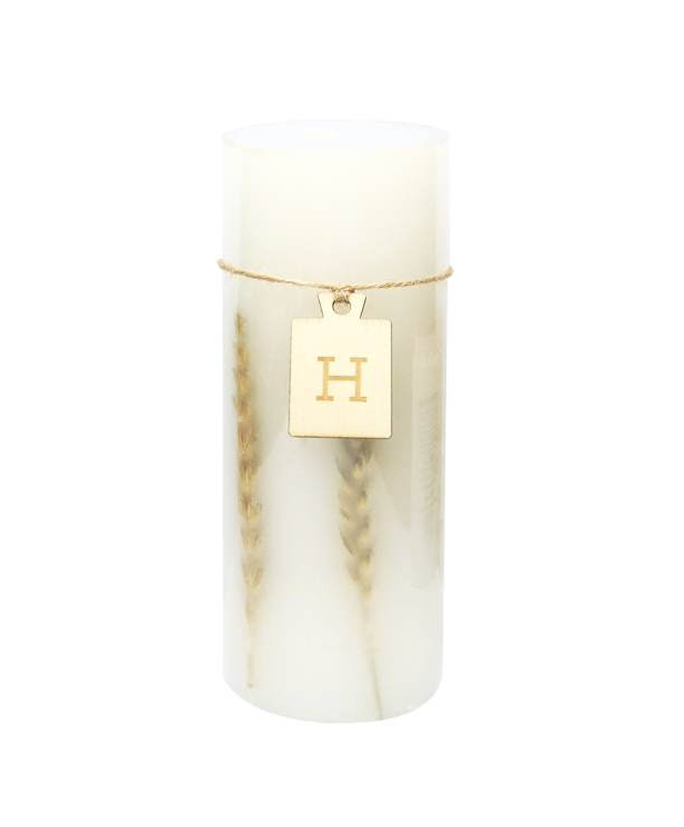 Wheat Pillar Candle