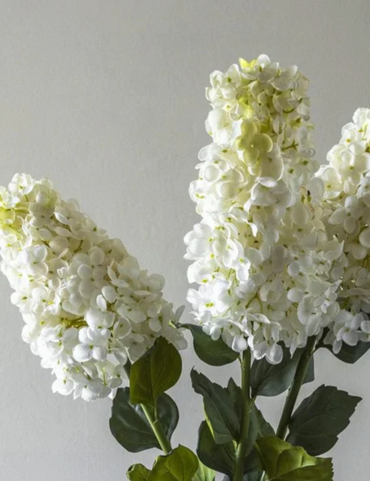 Faux Hydrangea Paniculata: Cream