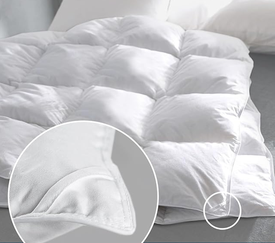 Goose Down Comforter Insert: Queen