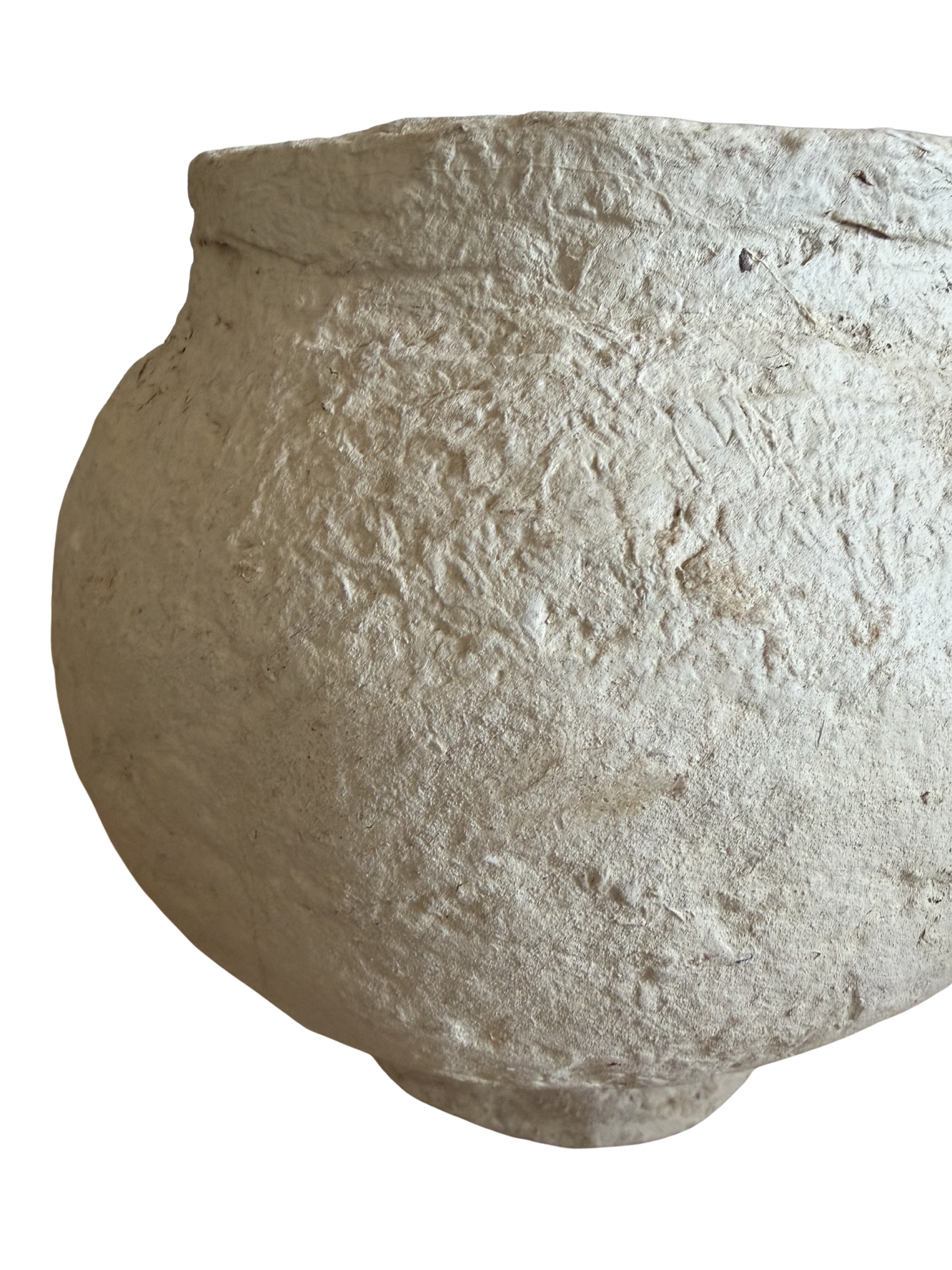 Small Paper Mache Round Vessel