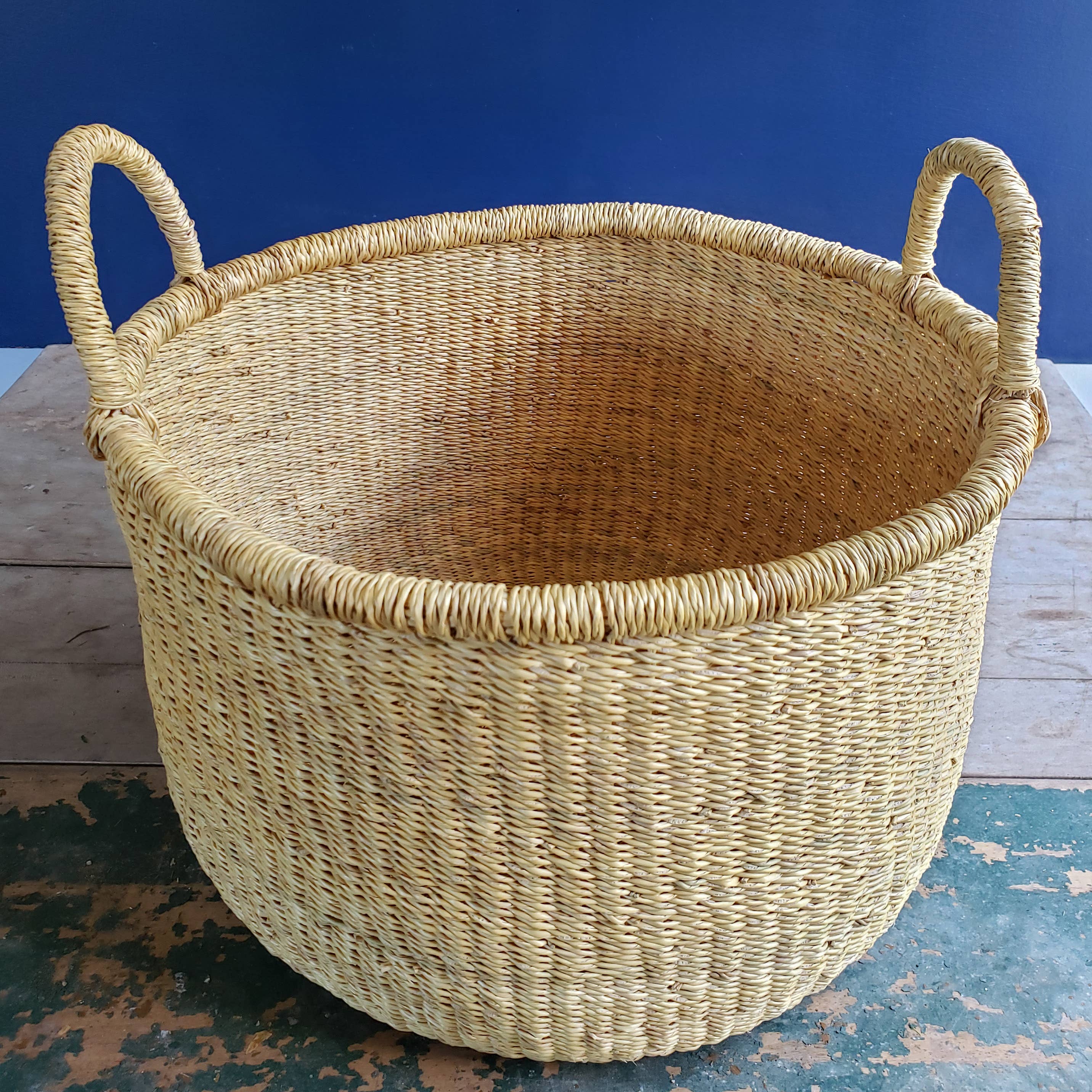 Accra Round Storage Basket: Small