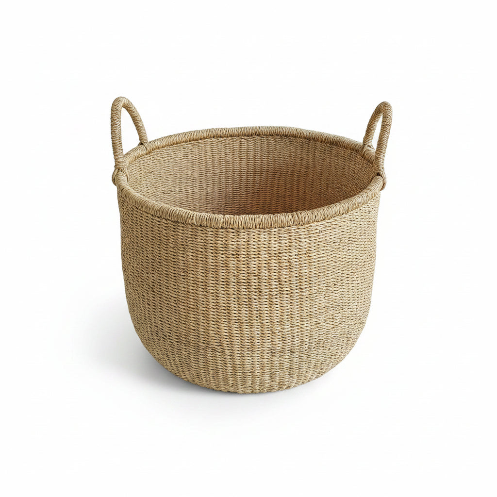 Accra Round Storage Basket: Medium