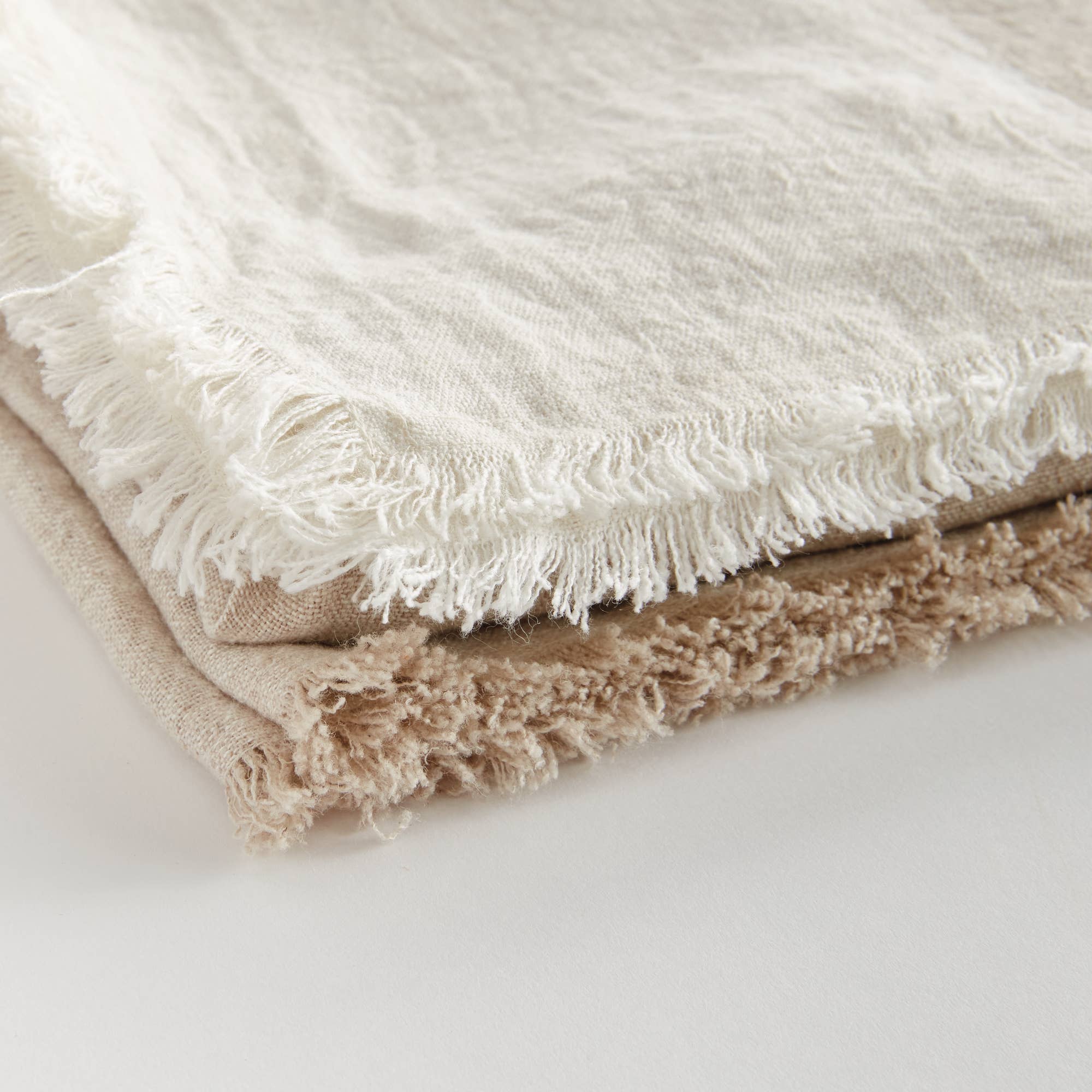 Anika European Linen Throw Blanket