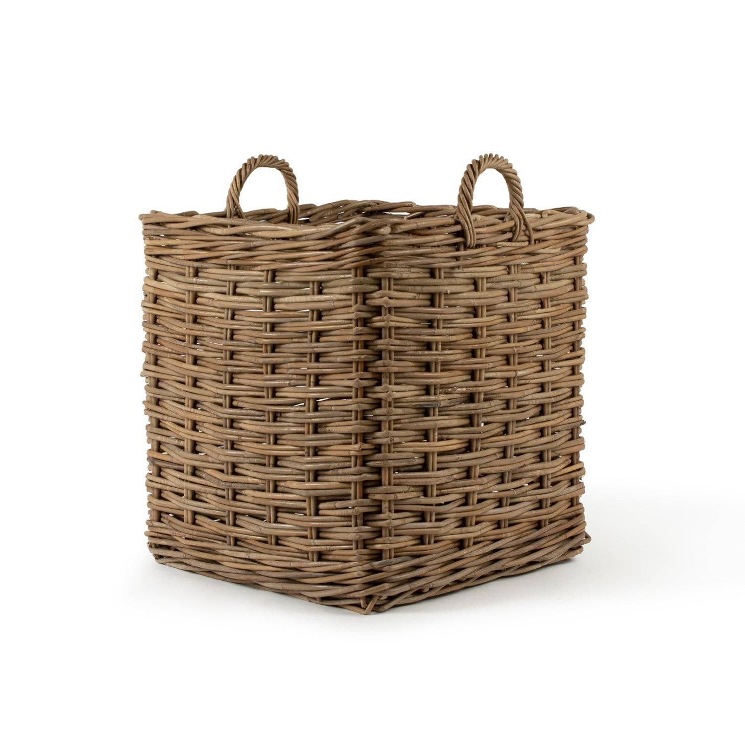 Rattan Square Kubu Basket: Large