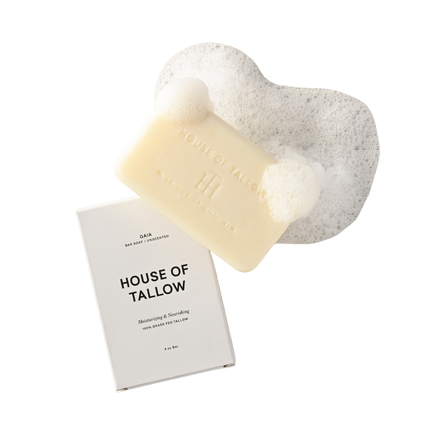 Gaia (Unscented) Tallow All-in-One Soap Bar