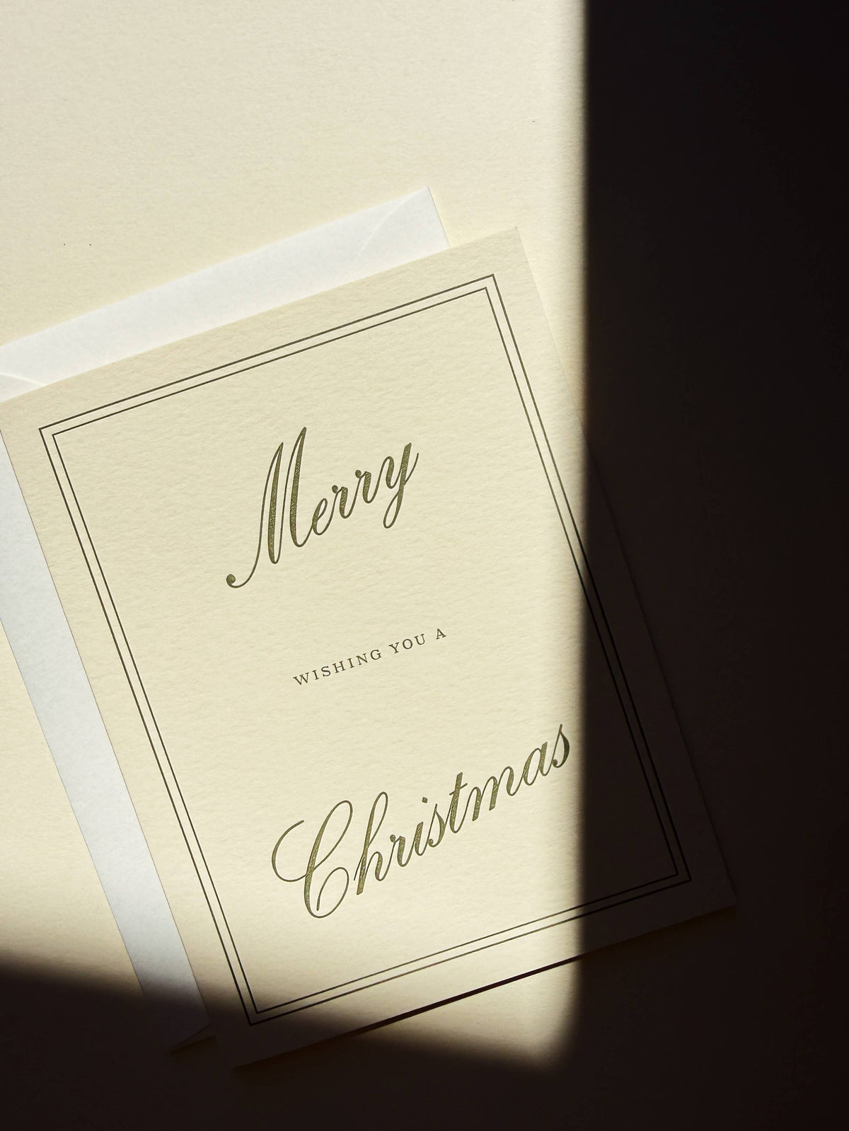 Merry Christmas No. 67: Creme / Single Card