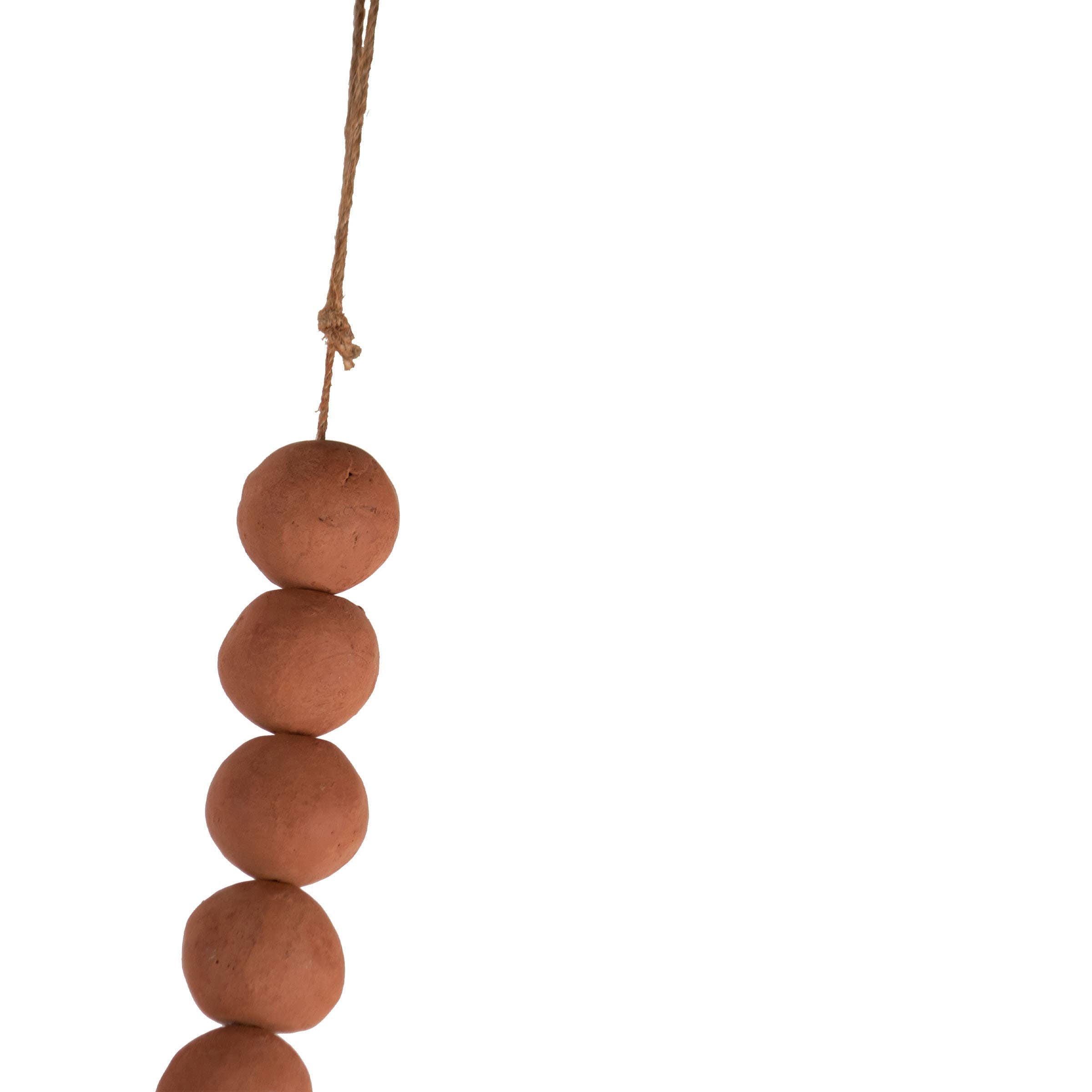 Terracotta & Jute Farmhouse Bead Garland