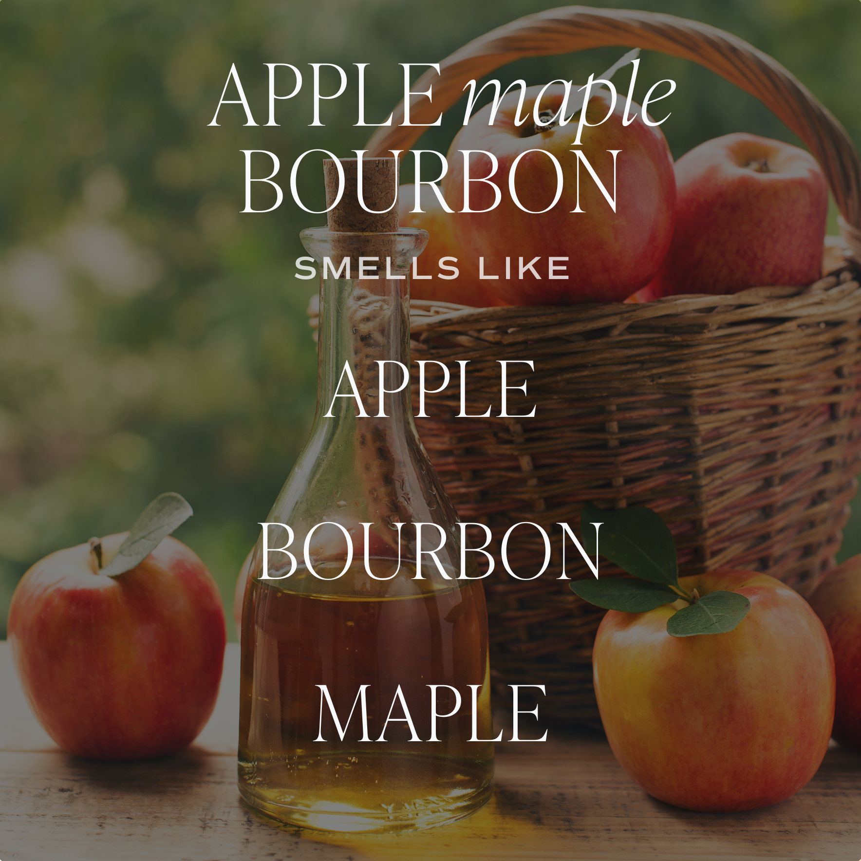 Apple Maple Bourbon 15 oz Candle