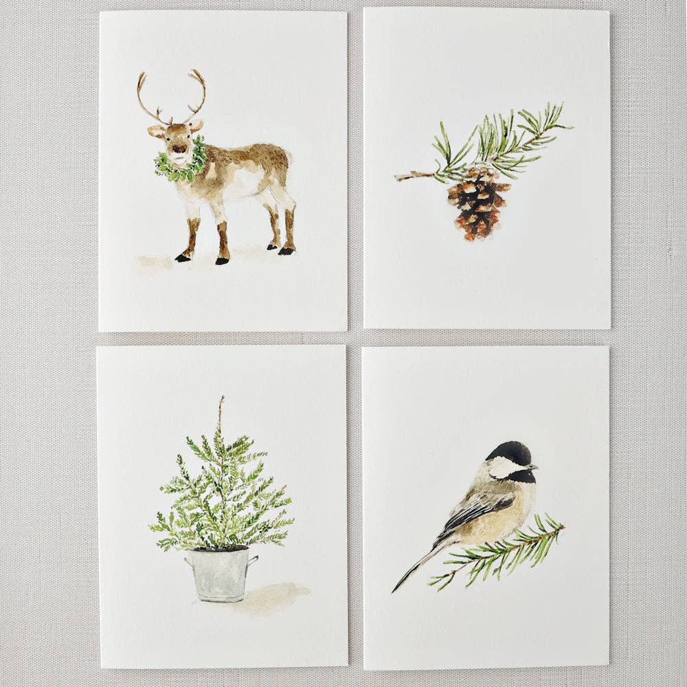 Evergreen Notecard Set