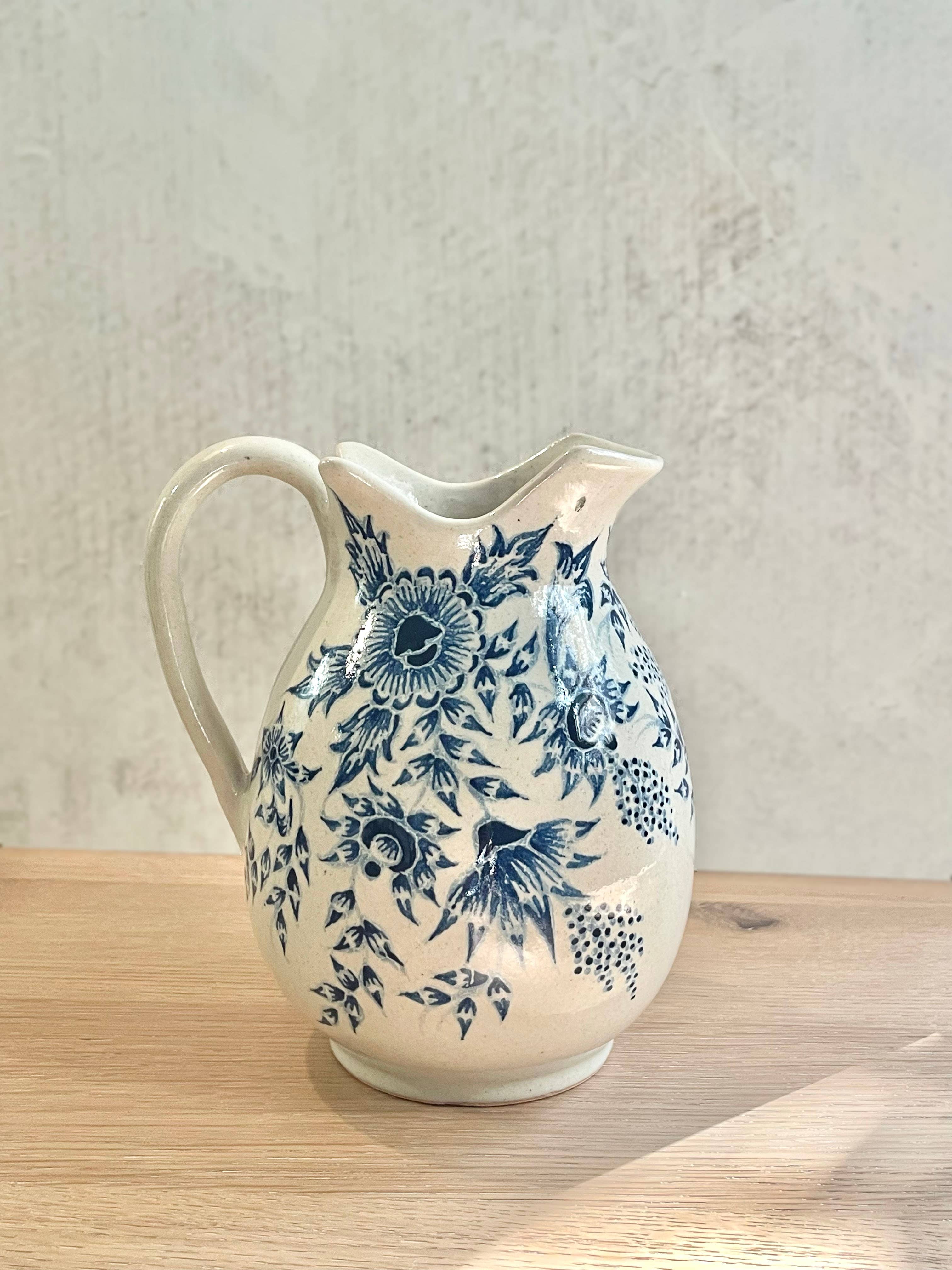 Hand-Painted Talavera Pitcher