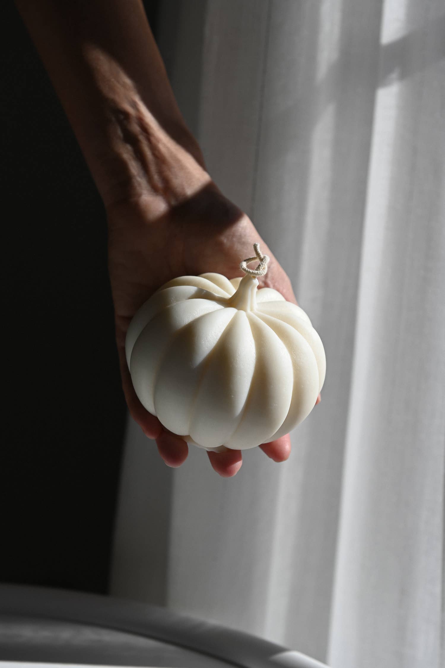 Cream Pumpkin Candle