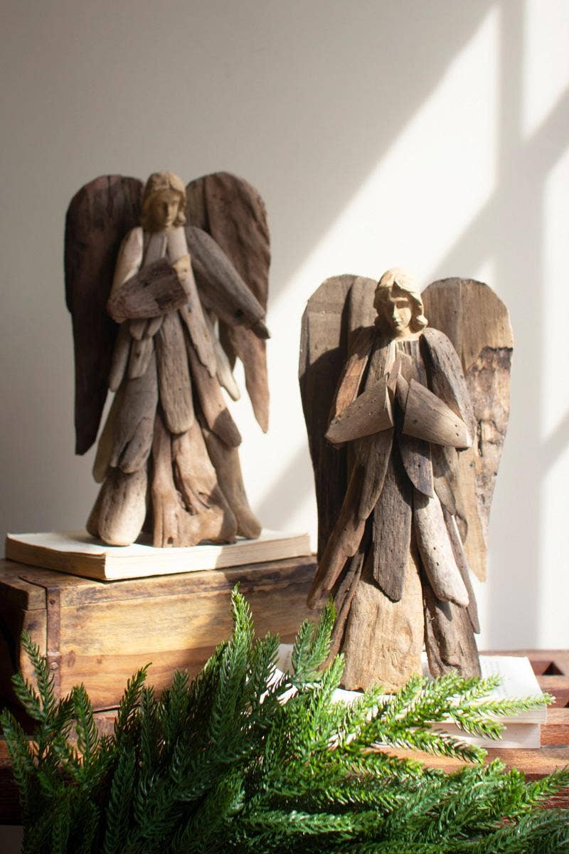 Driftwood Angels: Set of 2